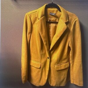 SHEIN Golden Yellow Women's Blazer